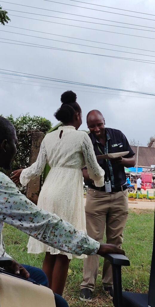 One of the girls at the safe house is receiving a scholarship award for Senior Secondary Education
